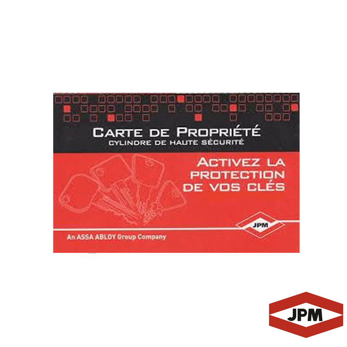 Carte de Propriété JPM